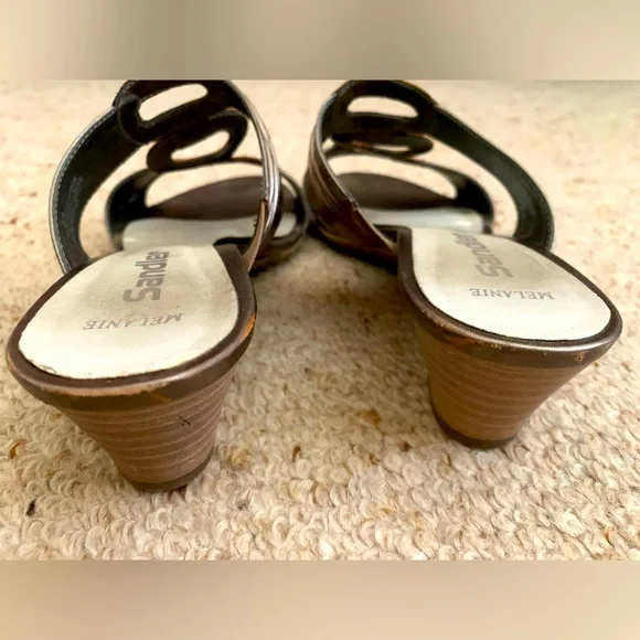✨Host Pick✨ Sandler Bronze Leather Mules Size 36 - Picture 5 of 7